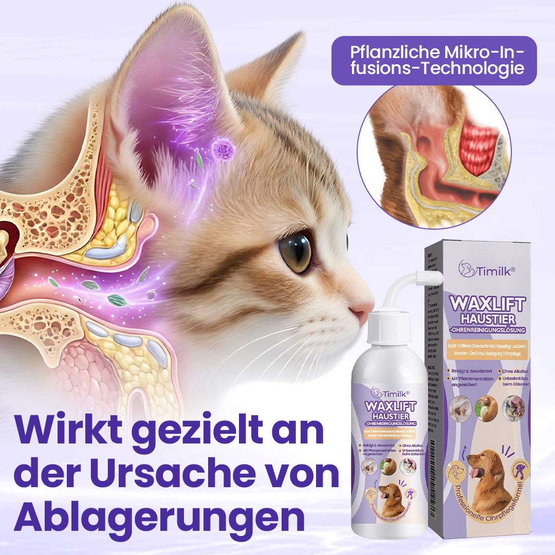 Timilk® WaxLift Haustier-Ohrenreinigungslösung🔥