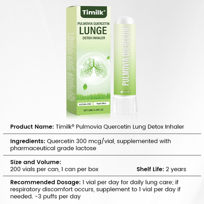 Timilk® Pulmovia Quercetin Lung Detox Inhaler ✨（A）