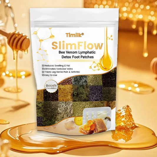 Timilk® SlimFlow Bienenvenom Lymphatische Entgiftungs-Fußpflaster✨（A）