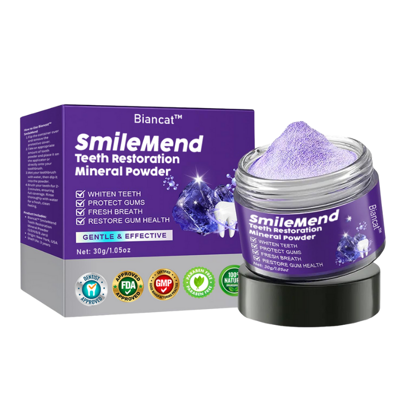 Biancat™ SmileMend Zahnrestaurations-Mineralpulver🔥（A)
