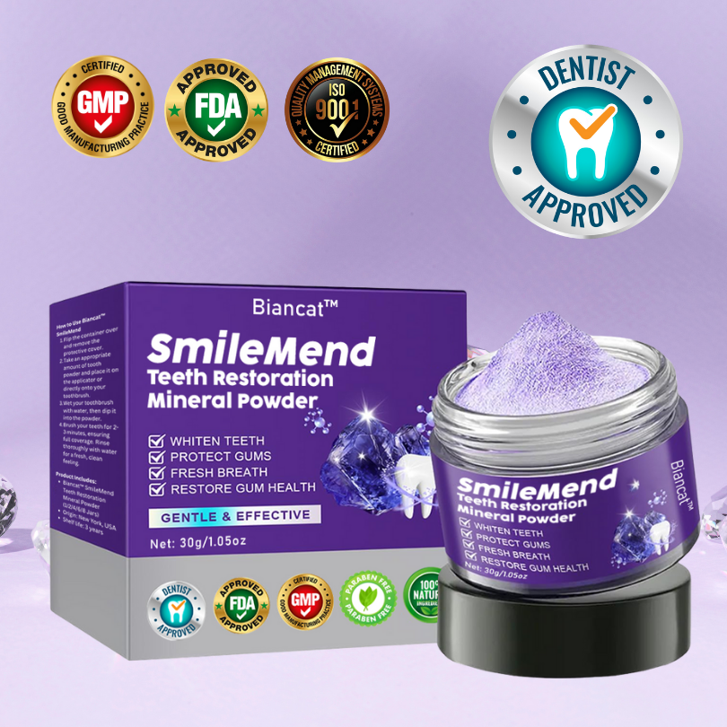 Biancat™ SmileMend Zahnrestaurations-Mineralpulver🔥（A)