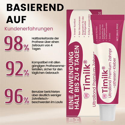 Timilk® UltraBond Premium Zahnprothesen-Kleber ✨