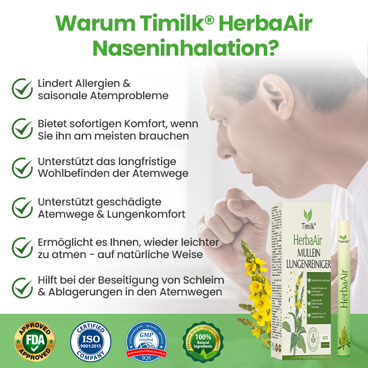 Timilk® HerbaAir Mullein Lungenreiniger ✨✨