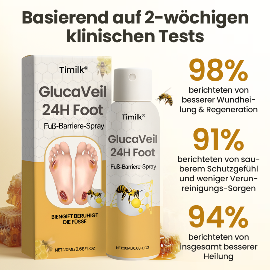 Timilk® GlucaVeil 24H Fuß-Barriere-Spray ✨