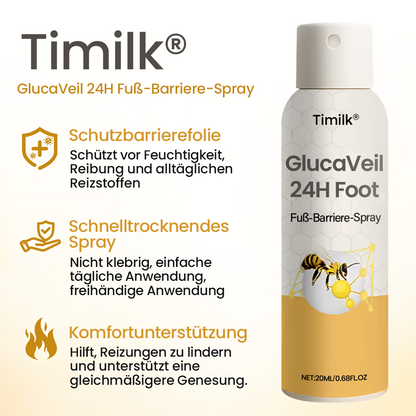 Timilk® GlucaVeil 24H Fuß-Barriere-Spray ✨