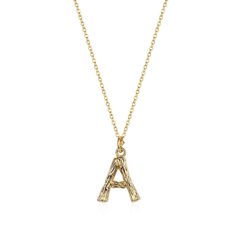 Initialen-Anhänger-Halskette｜(Letter A-Z)