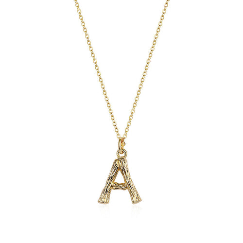 Initialen-Anhänger-Halskette｜(Letter A-Z)