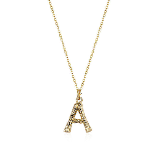 Initialen-Anhänger-Halskette｜(Letter A-Z)
