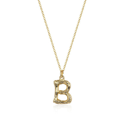 Initialen-Anhänger-Halskette｜(Letter A-Z)